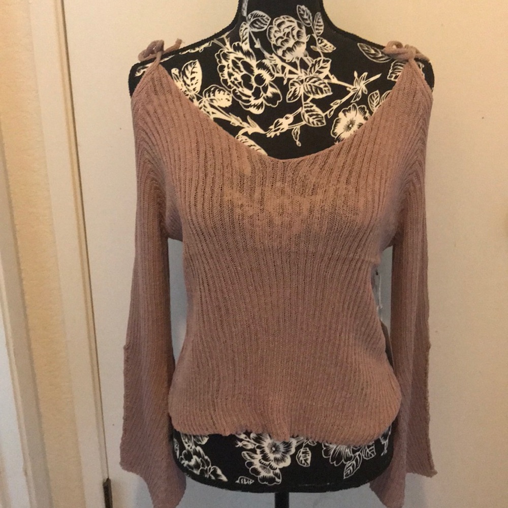 Beautiful Cold Shoulder Sweater